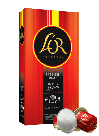 8711000579145 LOR Ferrari Imola Ristretto Front Left With Capsules